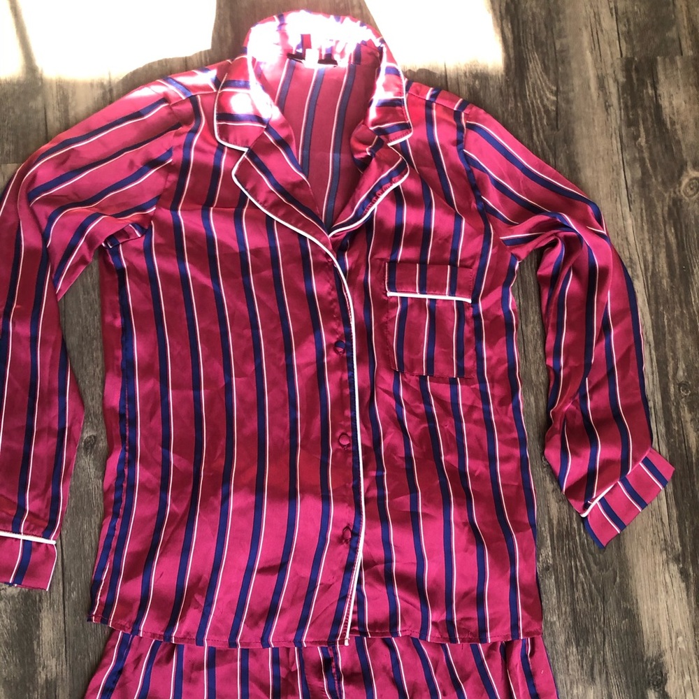 Missguided Satin PJ Set